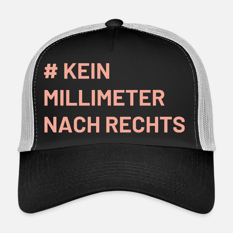 Antifa Mindset pas un millimètre à droite Casquette trucker 