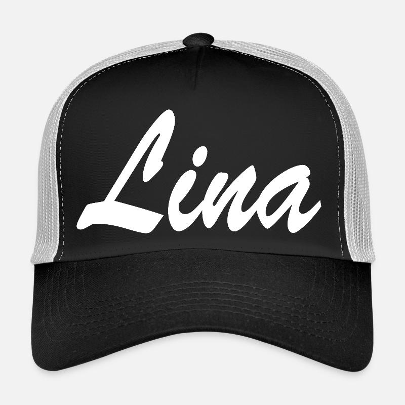 Lina - Trucker Cap - Schwarz/Steingrau