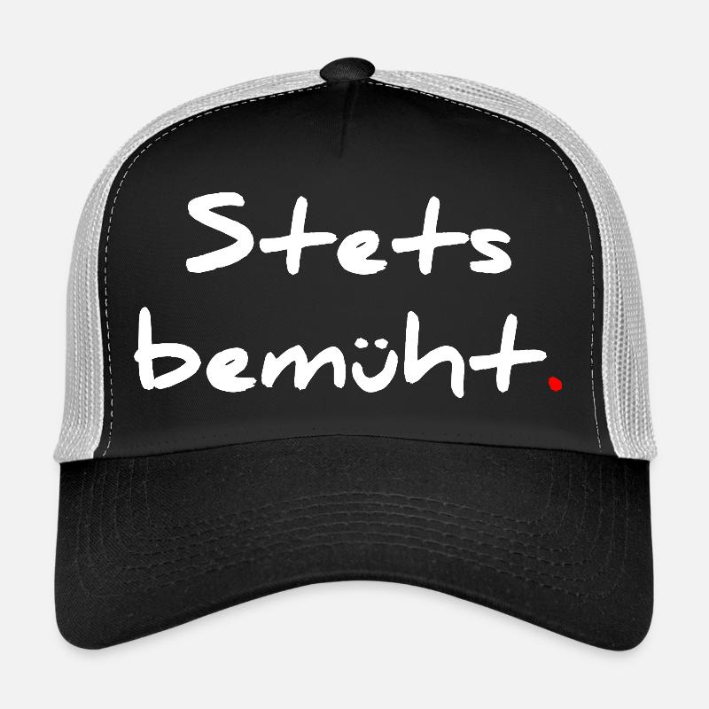 Stets bemüht – mit Punkt Trucker Cap