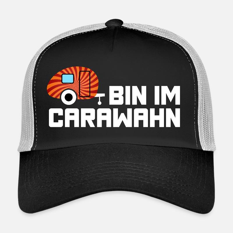 Caravan Wohnwagen Wahnsinn Camping coole Sprüche Trucker Cap