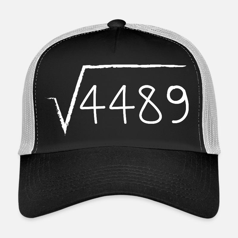 67 Square Root 4489 - Trucker Cap - black/stone grey
