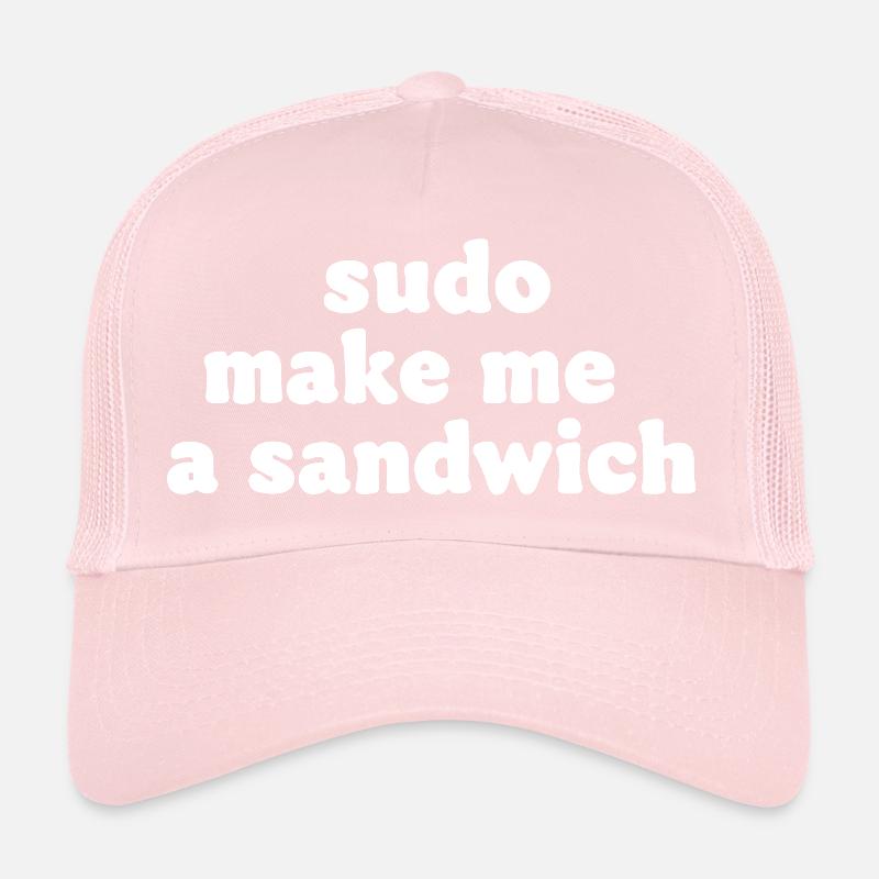 Sudo Commando Meme Sandwich Trucker Cap