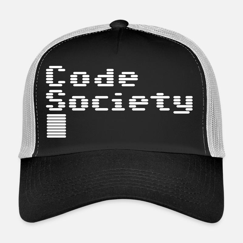 Code Society - Trucker Cap - Schwarz/Steingrau
