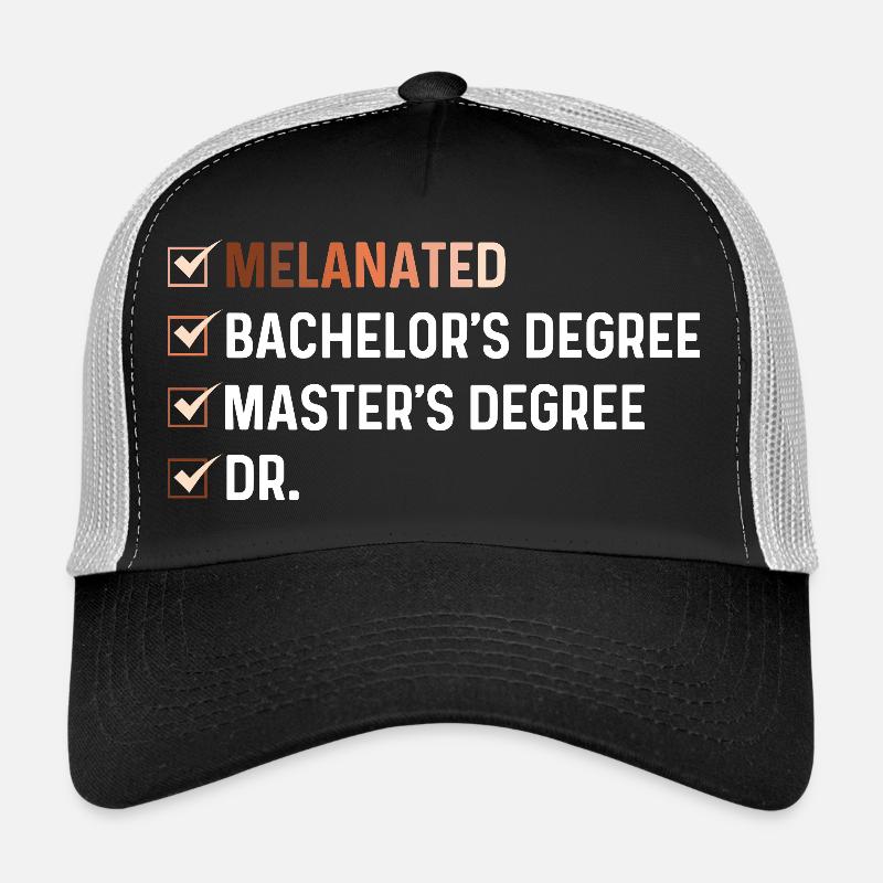 Maître Bachelor Melanated Dr – HBCU Pride Casquette trucker 