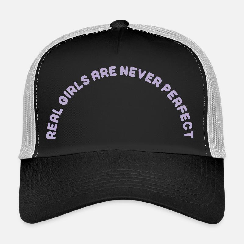 Les vraies filles ne sont jamais parfaites Casquette trucker 