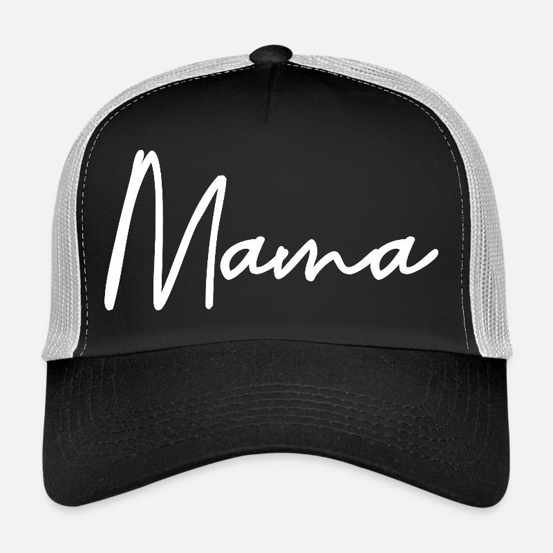 Mama - Trucker Cap - Schwarz/Steingrau