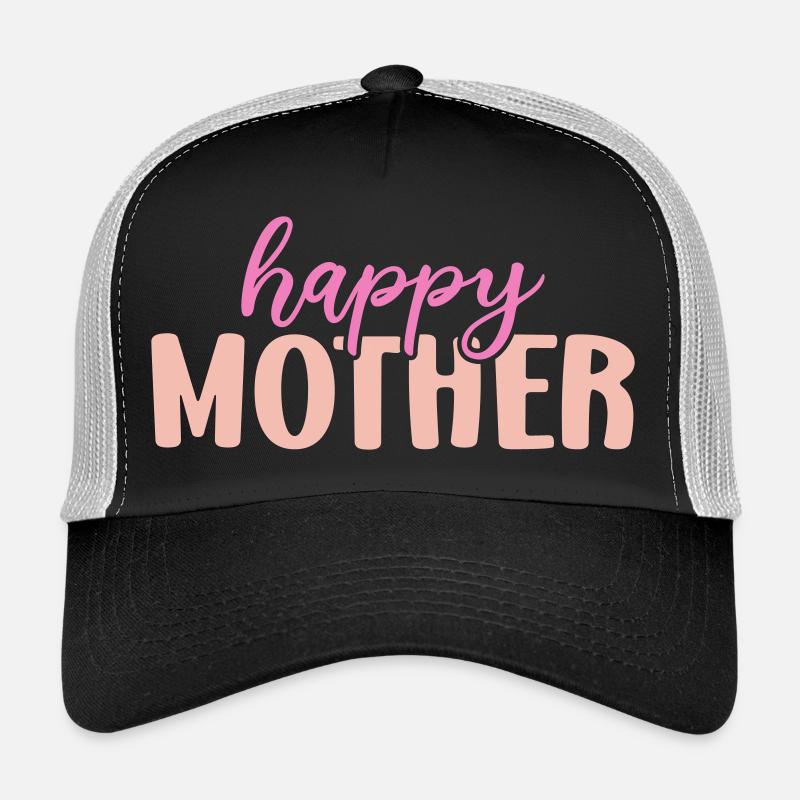 Happy Mother - Trucker Cap - black/stone grey