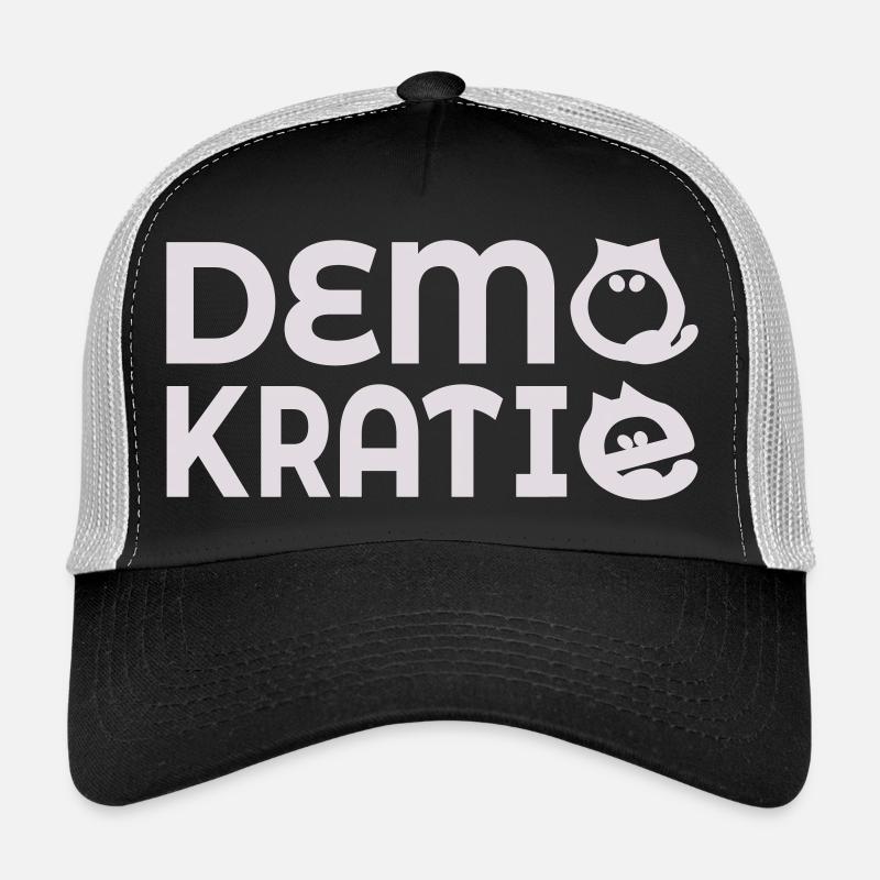 Cat Democracy Trucker Cap