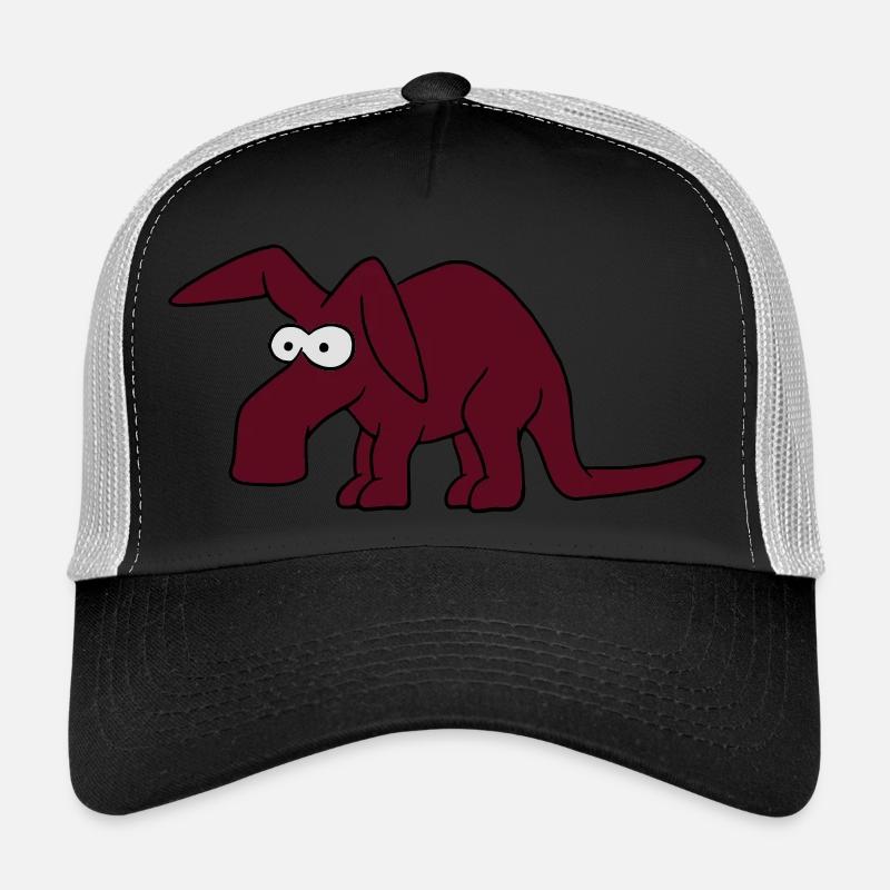 Erdferkel - Trucker Cap - Schwarz/Steingrau