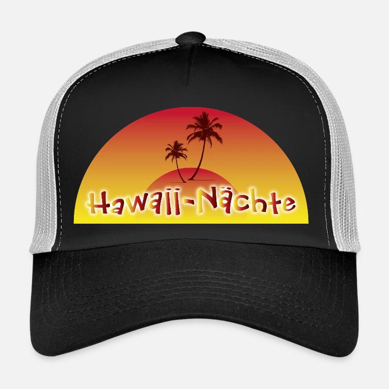 Hawaii-Nächte - Palme Trucker Cap