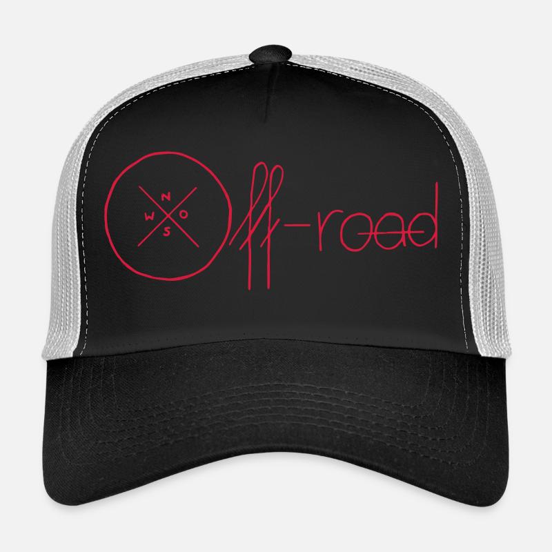 Offroad - Trucker Cap - Schwarz/Steingrau