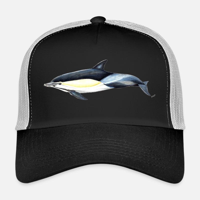 Common dolphin - Common dolphin - Common dolphin Trucker Cap