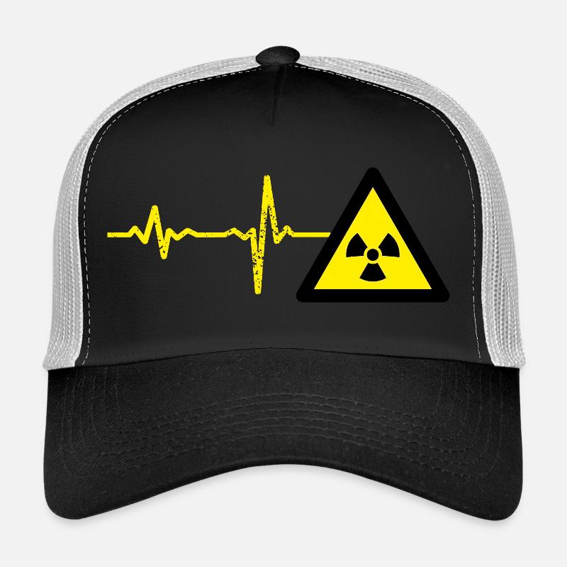 Geschenk Heartbeat Atom Physiker Trucker Cap