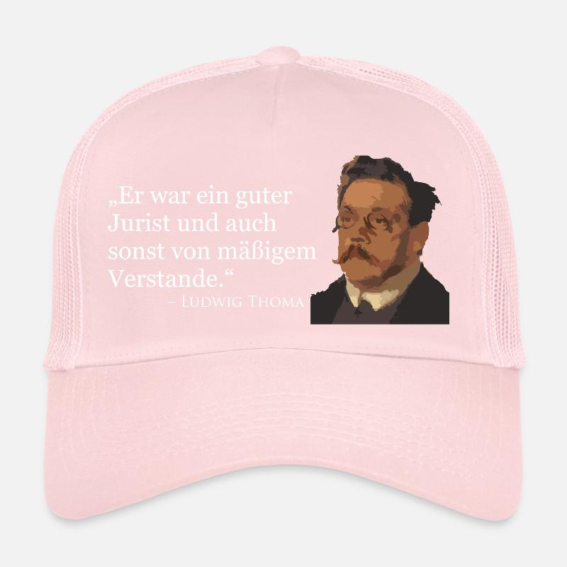 Ludwig Thoma citation Casquette trucker 