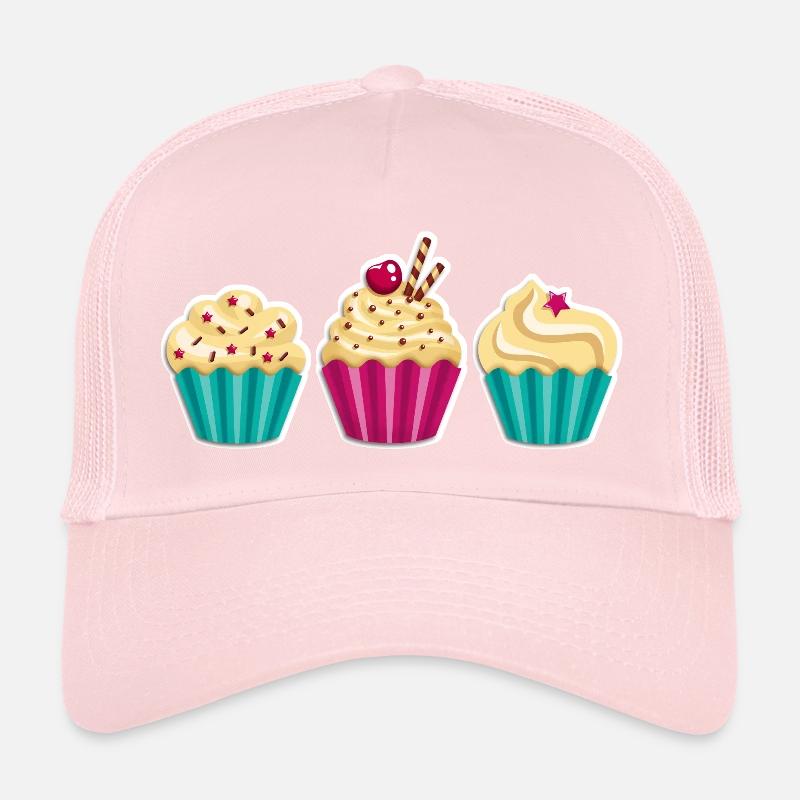Cupcake - Muffin - Donut - Eis - Schokolade - DD Casquette trucker 