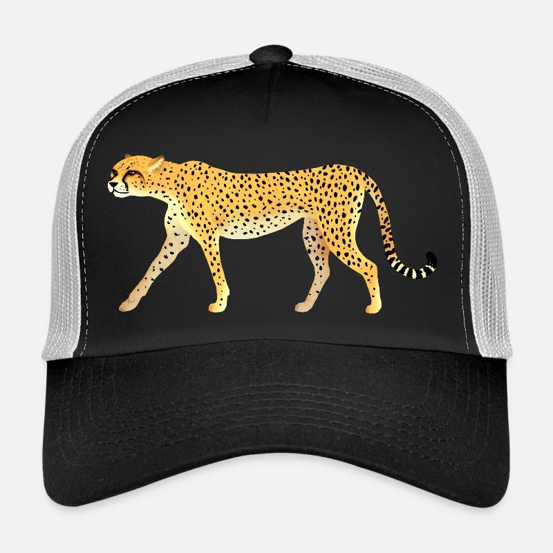 Guépard / Cheetah 01 - Casquette trucker  - noir/gris pierre