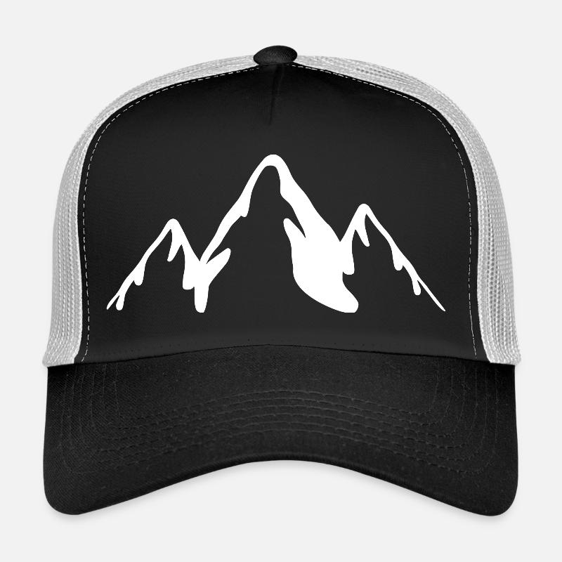 Montagnes Blanches Casquette trucker 