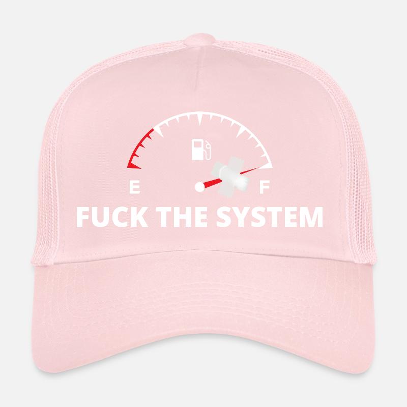 Impression anti-système de la jauge rebelle Casquette trucker 
