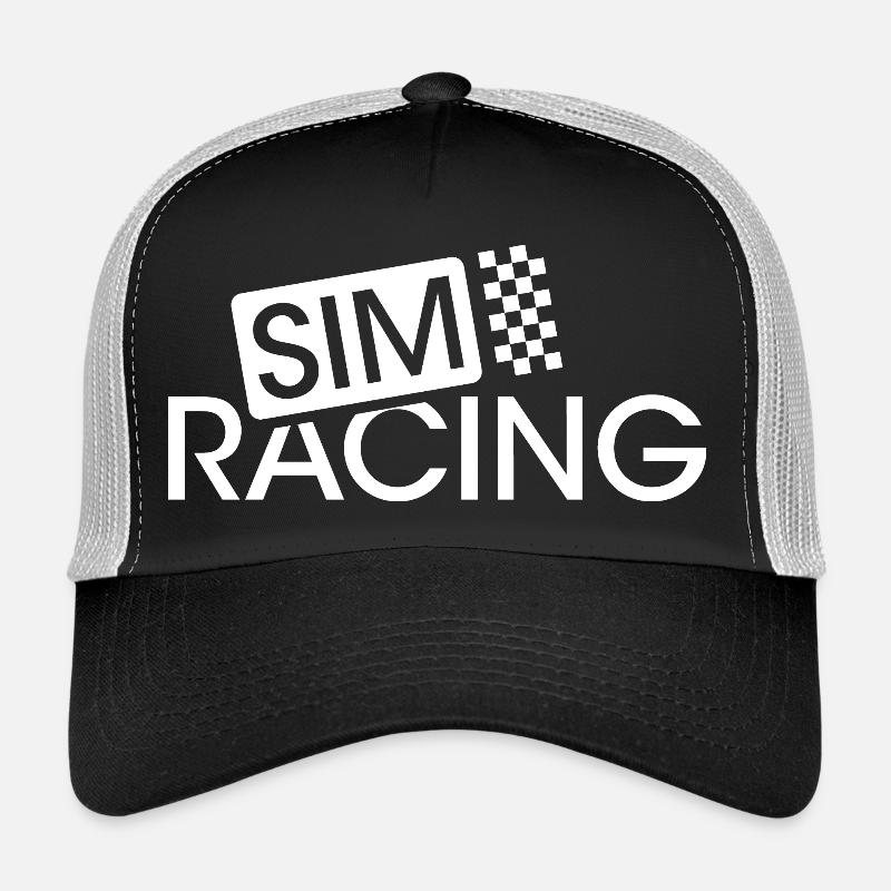 simracing Fahrer Logo sim racer icon Auto Trucker Cap