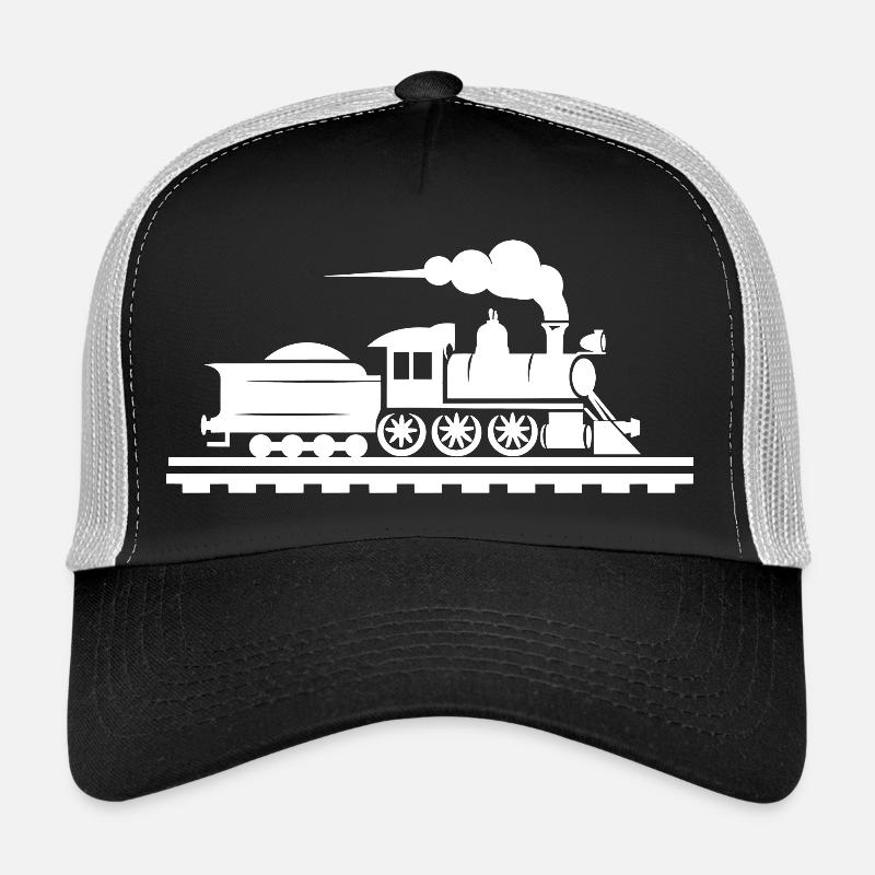 Railway Drawing Trucker Cap