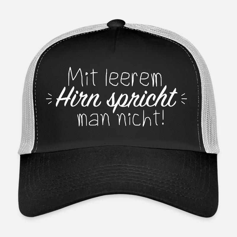 speechless - Trucker Cap - black/stone grey