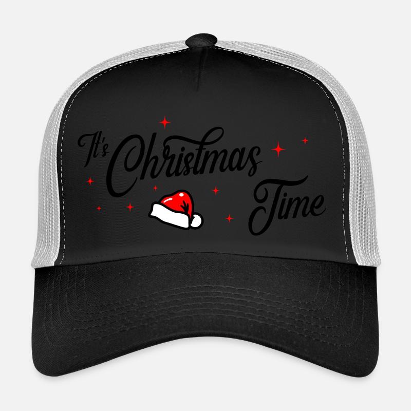christmas time - Trucker Cap - Schwarz/Steingrau