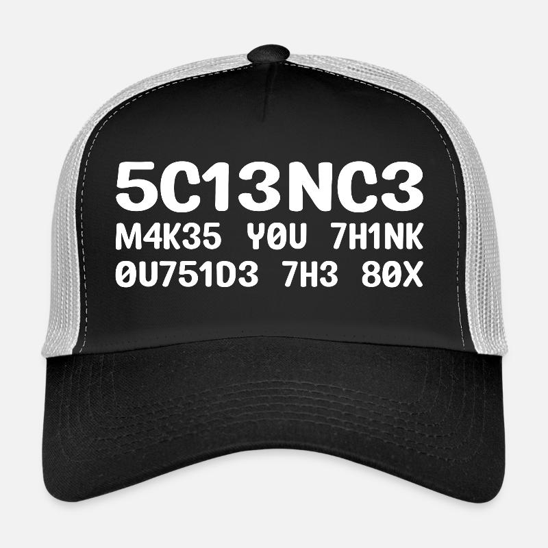 Science Makes You Think Outside the Box - Trucker Cap - black/stone grey