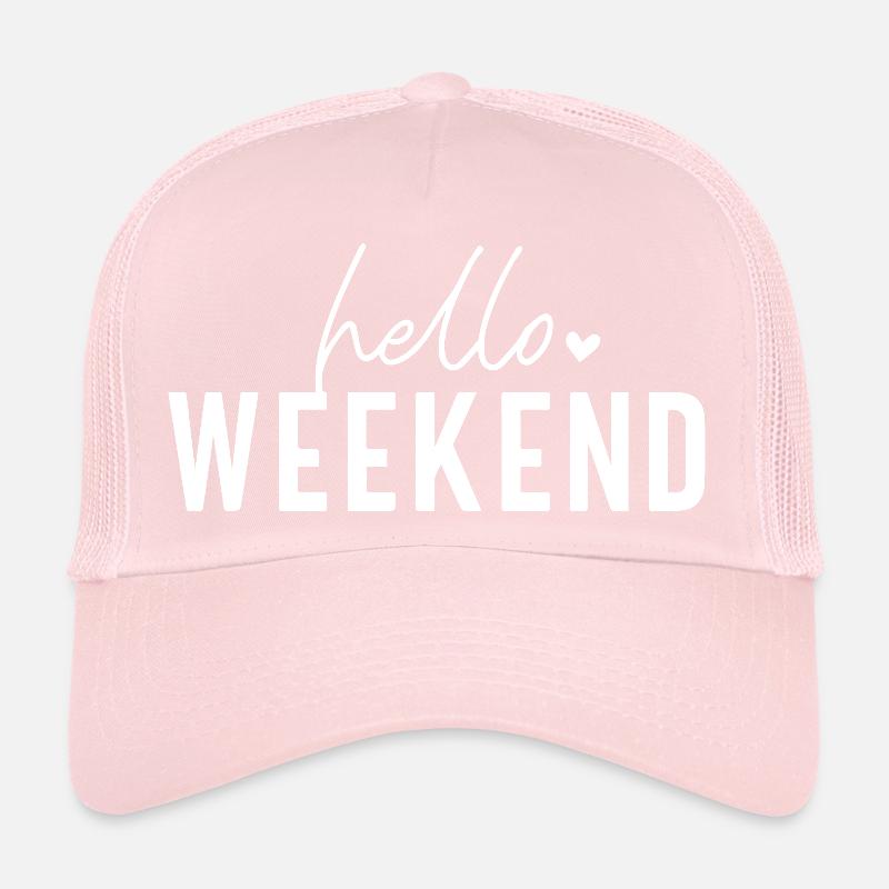 Bonjour le week-end Casquette trucker 