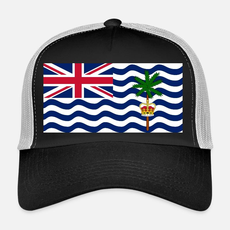 British Indian Ocean Territory - Trucker Cap - black/stone grey