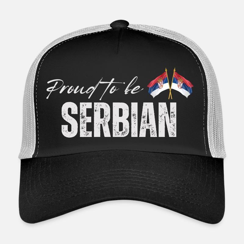 Serbisch stolz, ich liebe Serbien Trucker Cap
