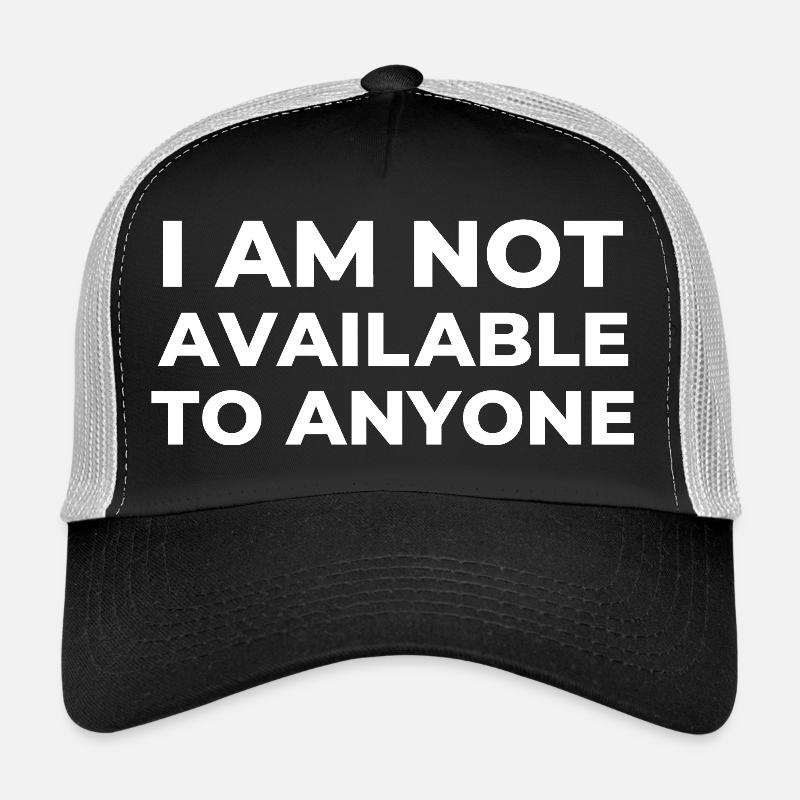 Conception de déclaration de protestation typographique audacieuse Casquette trucker 
