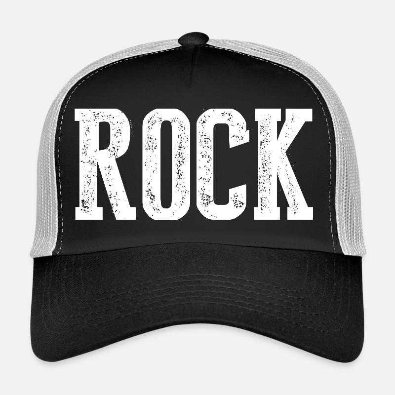 Conception typographique vintage rock and roll Casquette trucker 