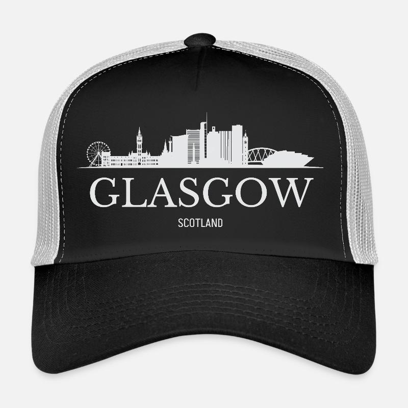Glasgow Skyline, Glasgow, Écosse Casquette trucker 
