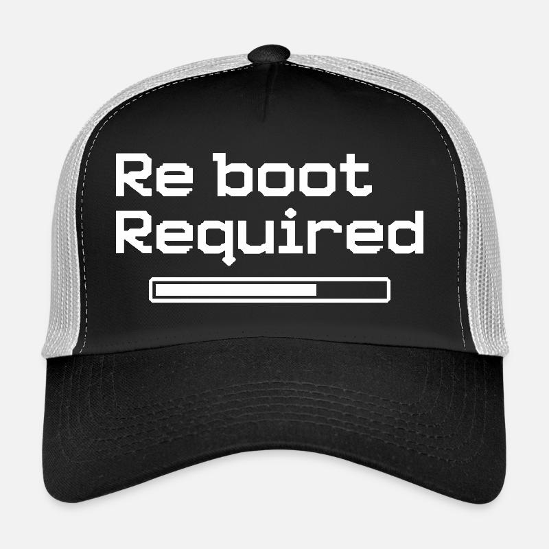Redémarrage requis - Style de jeu rétro Casquette trucker 