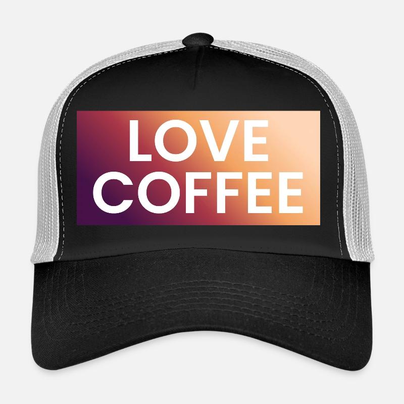 Coffee Love in Gradient Trucker Cap
