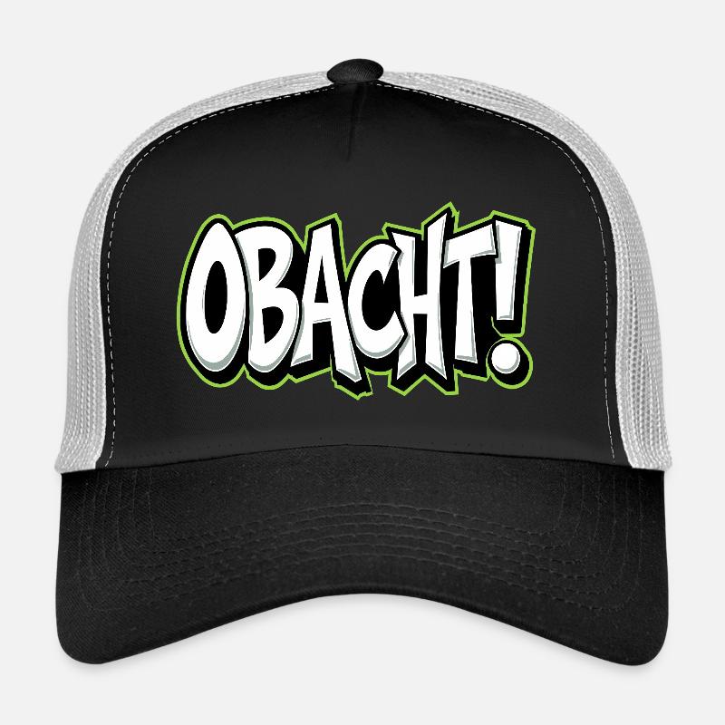 Attention : Avertissement dialectal Bavarois Casquette trucker 
