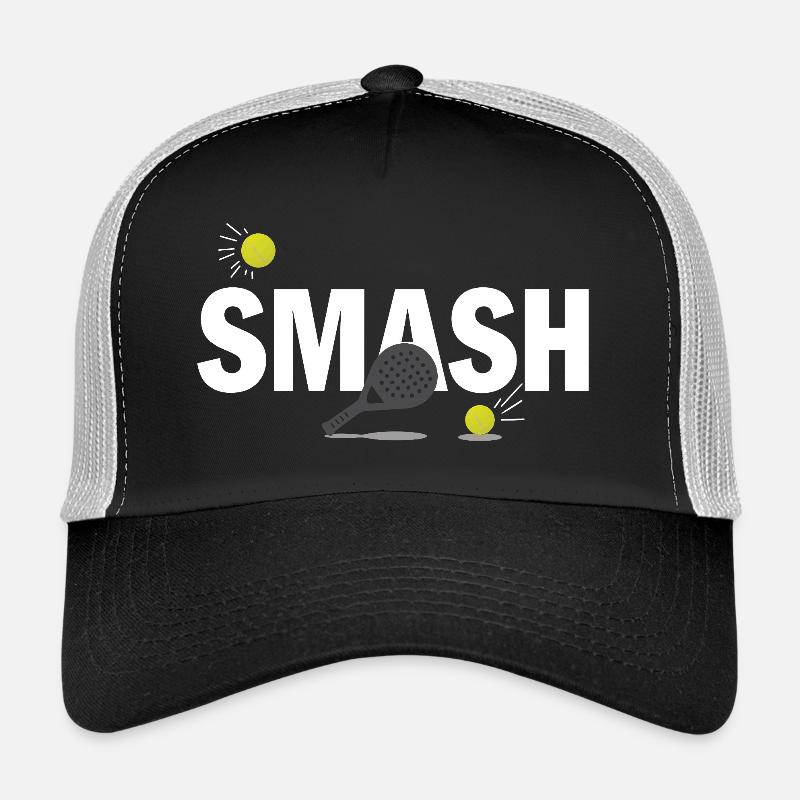 Look de terrain de sport de puissance Padel Smash Casquette trucker 
