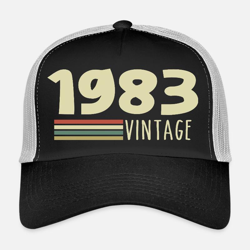 1983-Anniversary-1983-retro-1983 Trucker Cap