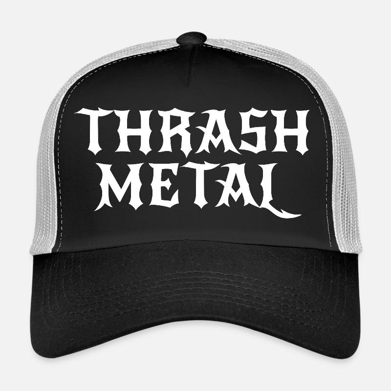 Thrash Metal Logo Wappen Trucker Cap