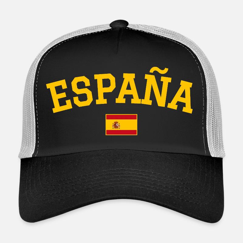 Conception du drapeau de l’Espagne Casquette trucker 