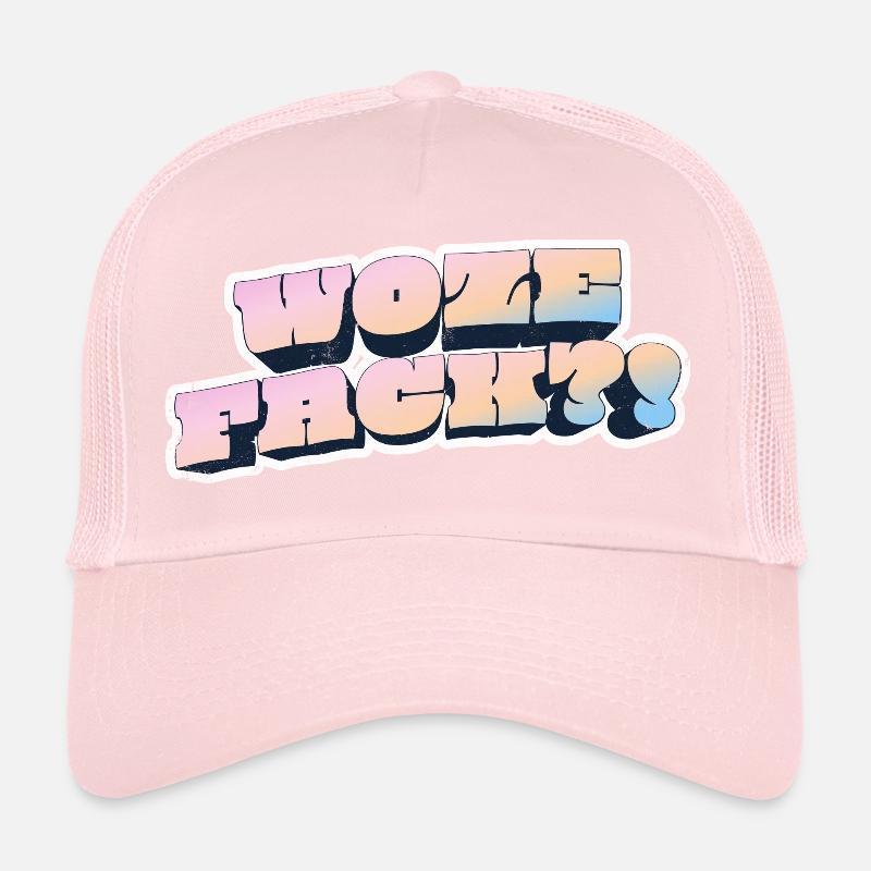Wow Face Pastel Graffiti Style Casquette trucker 