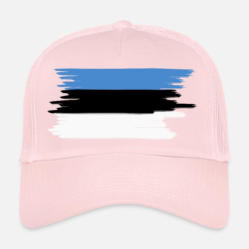 Drapeau estonien Casquette trucker 