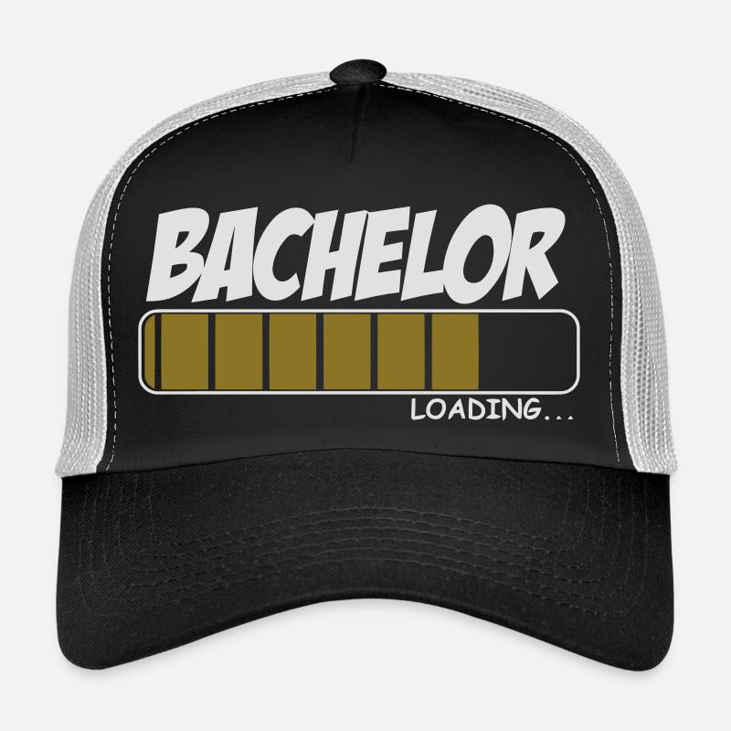 BACHELOR STUDENT - Trucker Cap - Schwarz/Steingrau