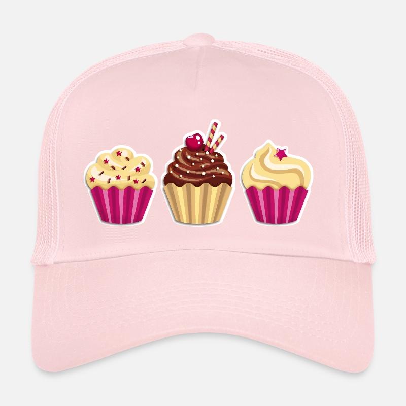 Cupcake - Muffin - Donut - Eis - Schokolade - DD Casquette trucker 