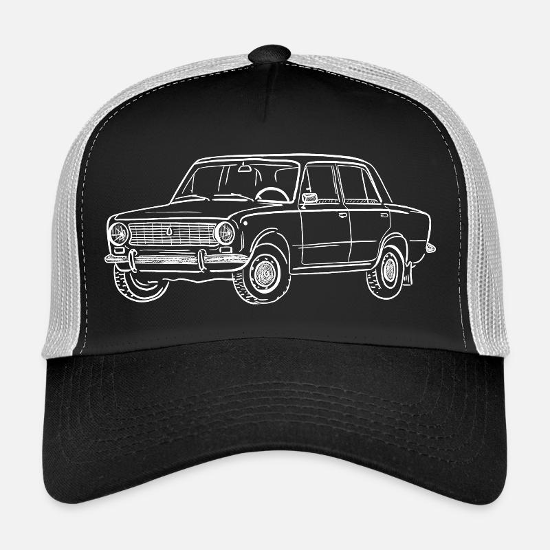 LADA 1200 - Casquette trucker  - noir/gris pierre