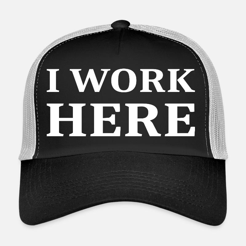 Ich Arbeite hier Trucker Cap