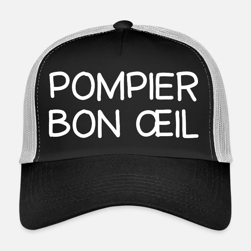 pompier, caserne de pompier, incendie Casquette trucker 