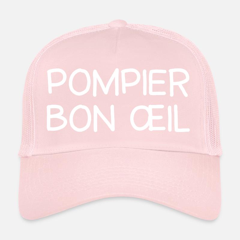 pompier, caserne de pompier, incendie Casquette trucker 