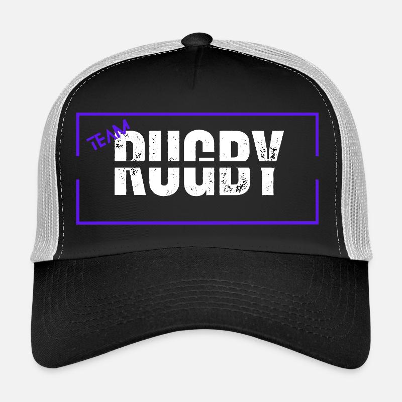 Team rugby blue Casquette trucker 