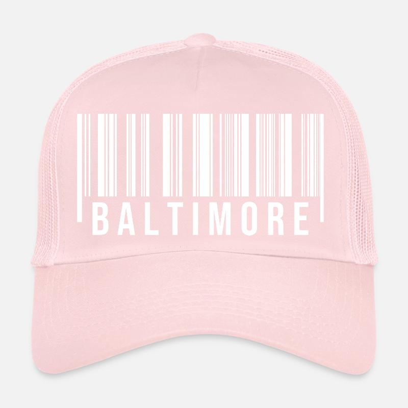 Baltimore Barcode Trucker Cap